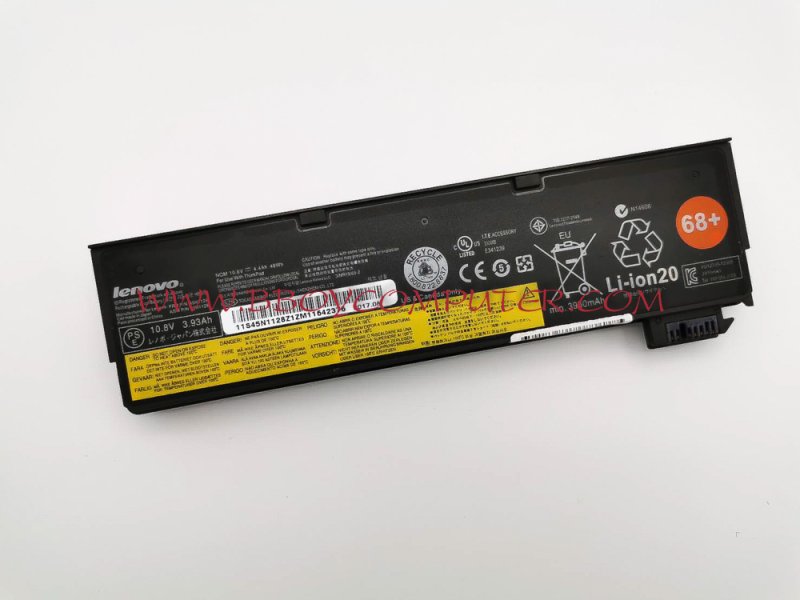  LENOVO Battery แบตเตอรี่ THINKPAD X240 X240S X250 X250S x260 x270 L450  L470 T440 T450 T460 T440S T450S K2450 T470p  ( T470 ไม่ได้ครับ)  แบต 6 cell  48Wh ตามรูปนะครับ 45n1124 ++