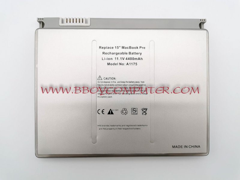 APPLE Macbook Battery แบตเตอรี่ ของแท้ A1175 FOR Macbook Pro 15 inch (2006 2007 2008 Version) A1175  A1150  A1211 A1226 A1260