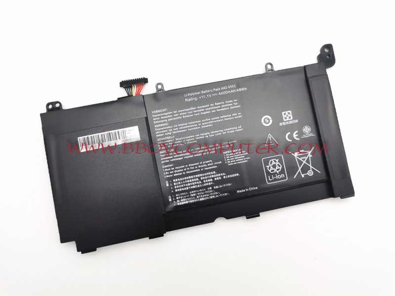 ASUS Battery แบตเตอรี่ VivoBook S551L S551LA S551LB S551LN R553L R553LF K551LN A551L K551L R553LN V551L B31N1336 A42-S551 C31-S551