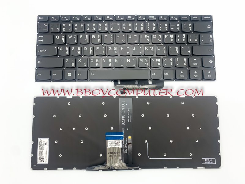 LENOVO Keyboard คีย์บอร์ด YOGA 710-14 710-14IKB 710-14ISK 510-14IKB ไทย-อังกฤษ มีไฟ Back lite