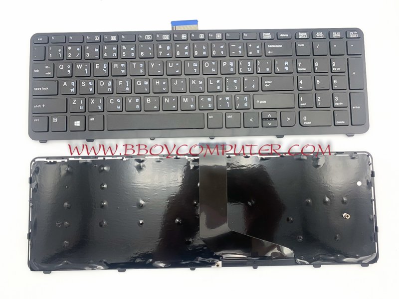 HP Keyboard คีย์บอร์ด HP ZBook 15 G1 G2 ZBook 17 G1 G2  ไทย อังกฤษ