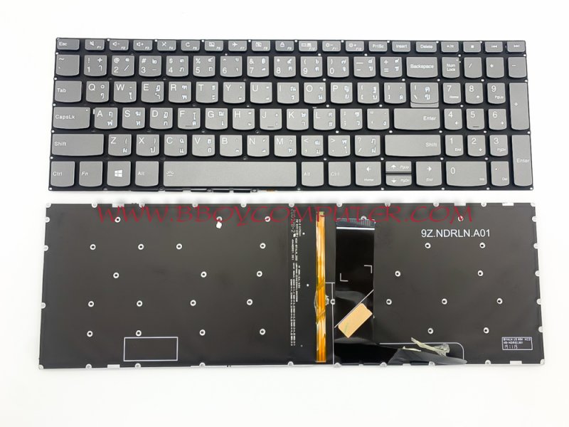 LENOVO Keyboard คีย์บอร์ด Ideapad  s340-15iil s340-15iwl 720s-15ikb S340-15IIL 330S-15 330S-15IKB 330S-15ARR 330S-15AS / 300-15AST V330-15 V330-15IKB V330-15ISK Ideapad 3 15IIL05 15ARE05 มีไฟ Back lite    