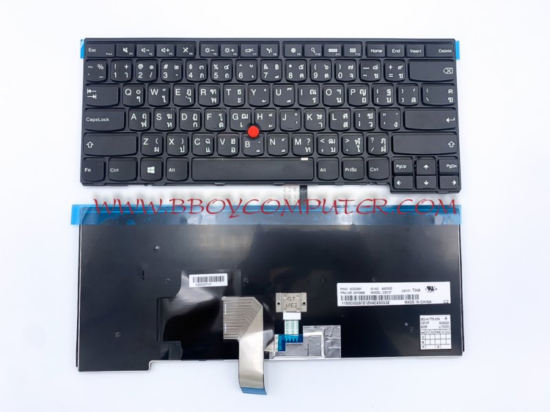 LENOVO Keyboard คีย์บอร์ด ThinkPad T440 T450 T450s T460 T431S  E460 E440 E431 T440E T440P T440S L440 L450 L460 L470 E440 s440 ไทย-อังกฤษ ++