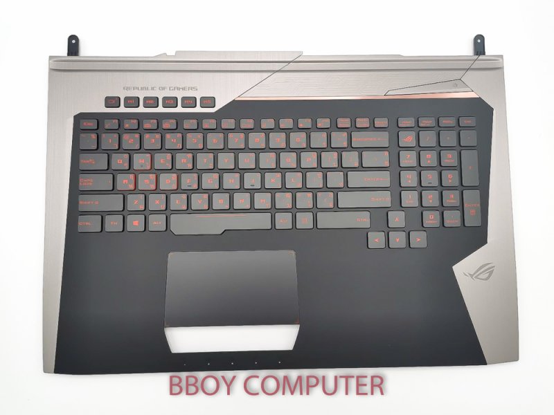ASUS Keyboard คีย์บอร์ด ASUS ROG G752VL G752 G752V G752VM Palmrest Case Cover ไทย-อังกฤษ มีไฟ Backlite