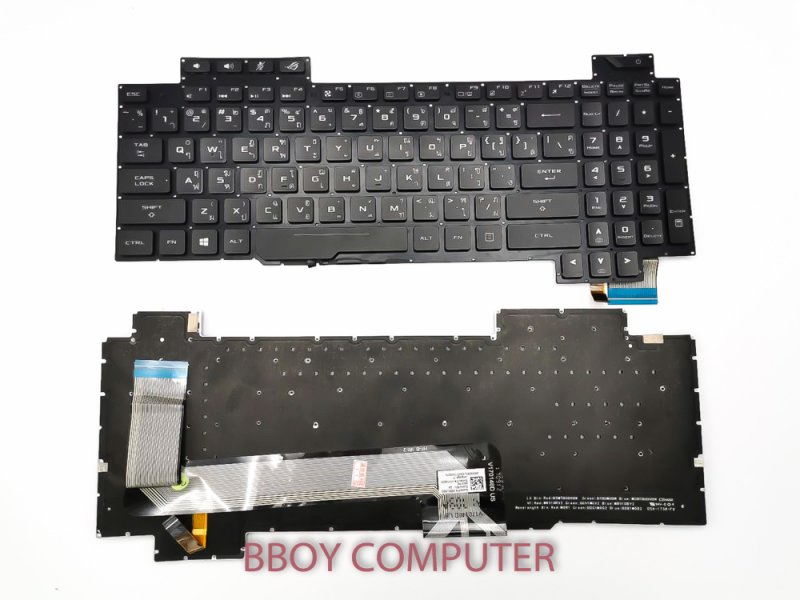 ASUS Keyboard คีย์บอร์ด ROG Strix GL503 GL503V GL503VD GL503VS GL503VM มีไฟ Backlite TH-EN