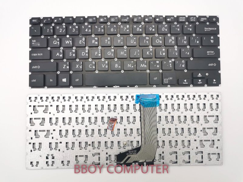 ASUS Keyboard คีย์บอร์ด ASUS S14 S410U S410UN S410UA X410U X411 X411U X411SC X411UV X406 
