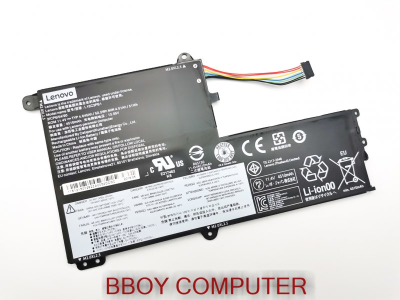 LENOVO Battery แบตเตอรี่แท้ IDEAPAD( 320s-14ikb รุ่นนี้มี 2 part)  330S-14IKB 330S-15IKB 330S-15AST 330S-15ARR L15C3PB1  (  ใช้กับ L15M3PB0  L15L3PB0 ไม่ได้ครับ )++
