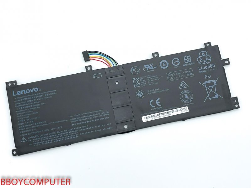 LENOVO Battery แบตเตอรี่แท้ LENOVO BSNO4170A5-AT Miix 510 Miix 520 Miix 520-14IKB 520-12ikb  *+