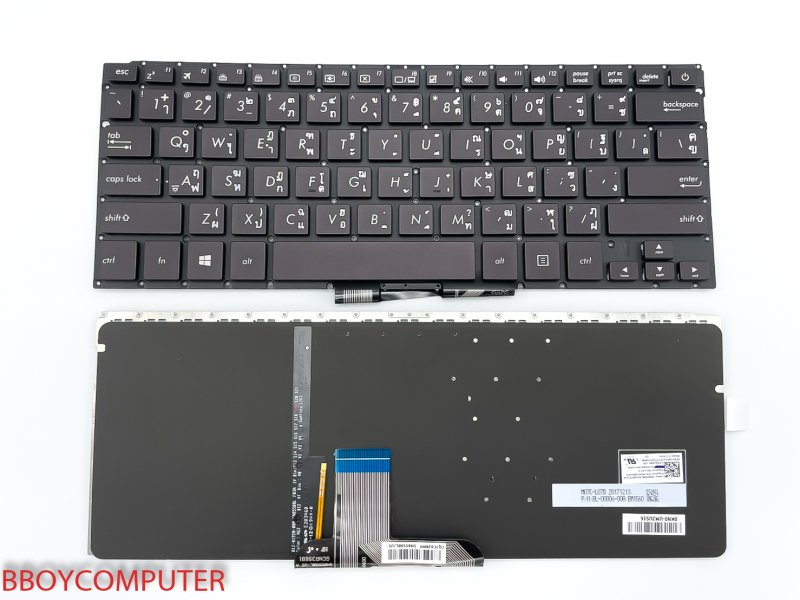 ASUS Keyboard คีย์บอร์ด ASUS ZENBOOK UX410U TH-EN มีไฟ Backlite