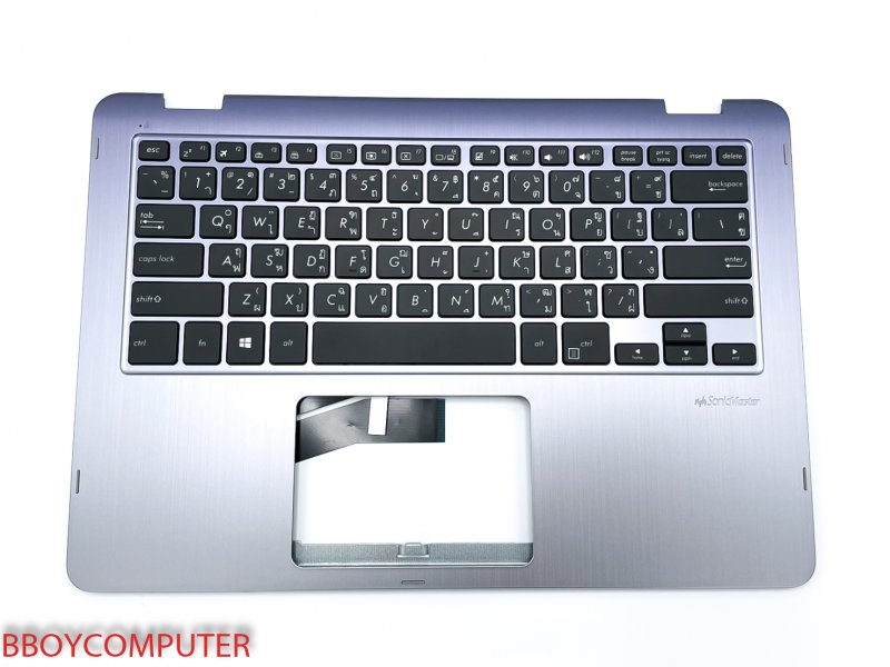 ASUS Keyboard คีย์บอร์ด ASUS TP410 TP410UA TP410UR ไทย-อังกฤษ มี Backlite พร้อมบอดี้