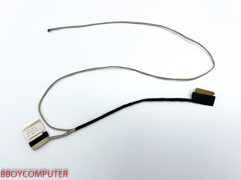 HP LCD Cable สายแพรจอ HP 15-ce  สำหรับจอ FHD 30pin หัวเสียบเข้าจอ 30 พิน DD0G3ALC101