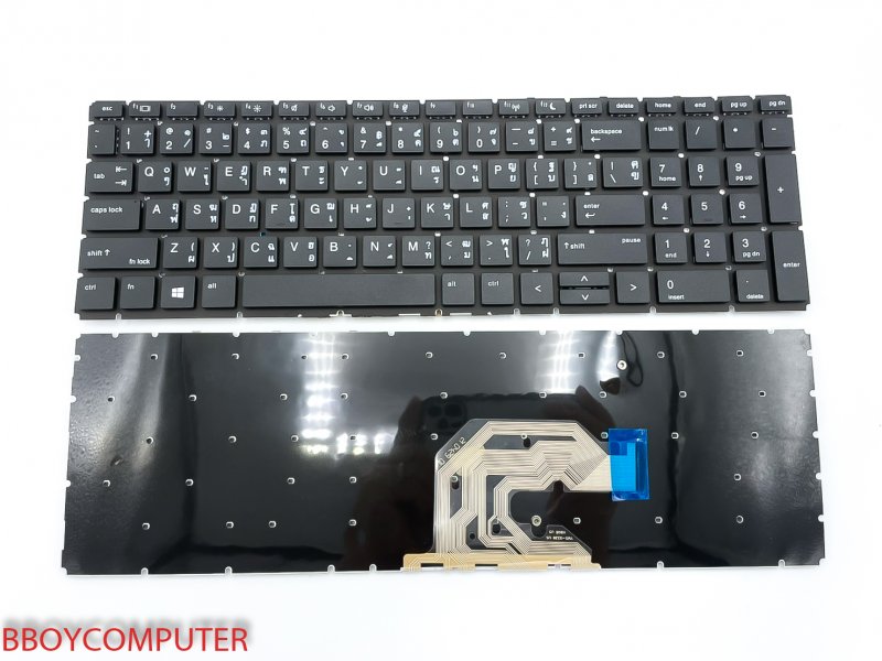 HP Keyboard คีย์บอร์ด HP Probook 450 g6 455 g6 455r g6 TH-EN