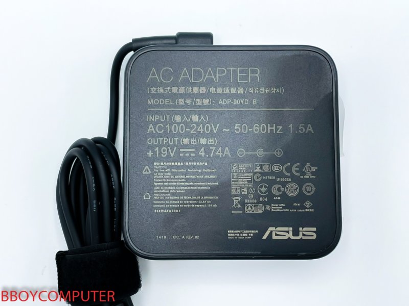 ASUS Adapter อะแดปเตอร์ ของแท้ ASUS 19V 4.74A หัวเสียบขนาด 4.5*3.0 mm