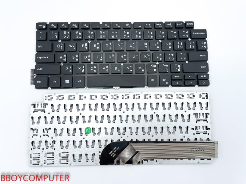 DELL Keyboard คีย์บอร์ด DELL  vostro 3400 Latitude 3410 Inspiron 14-7490 7491 5498 13-5000 5390 5391 7000 7390 7391 TH-EN *+