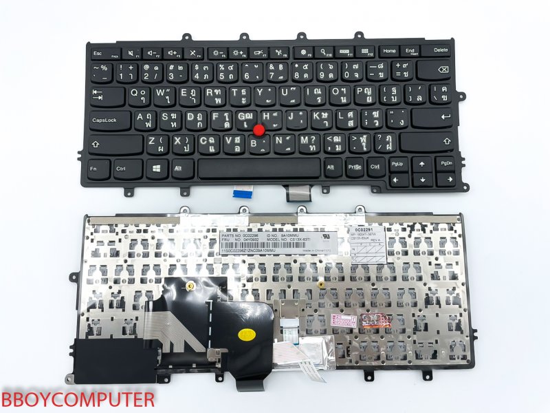 LENOVO Keyboard คีย์บอร์ด LENOVO THINKPAD X230S X240 X240S X240I X250 X260 X270 ไทย-อังกฤษ **++