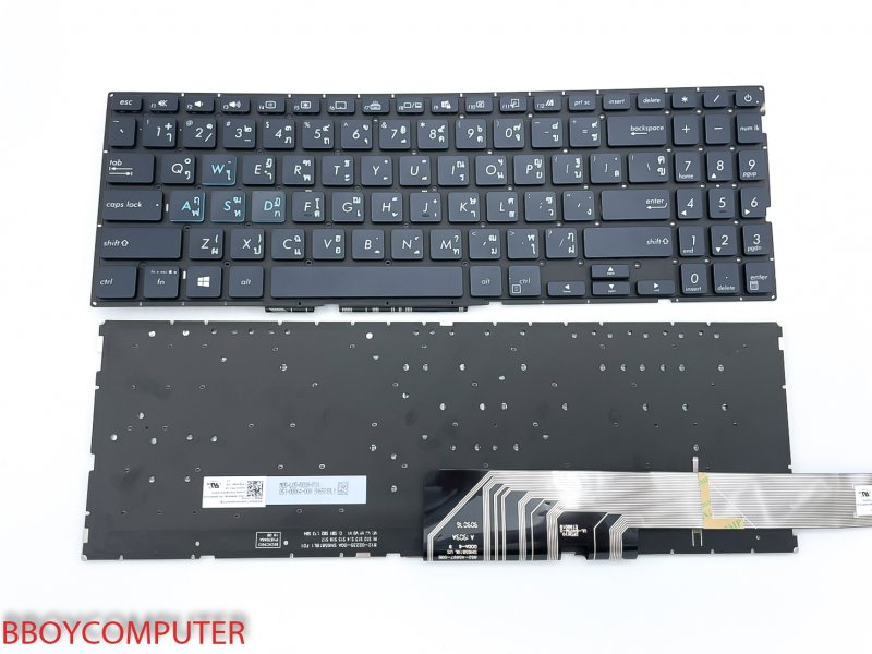 ASUS Keyboard คีย์บอร์ด  ASUS VIVOBOOK A571G X571 มีไฟ backlite ไทย-อังกฤษ 