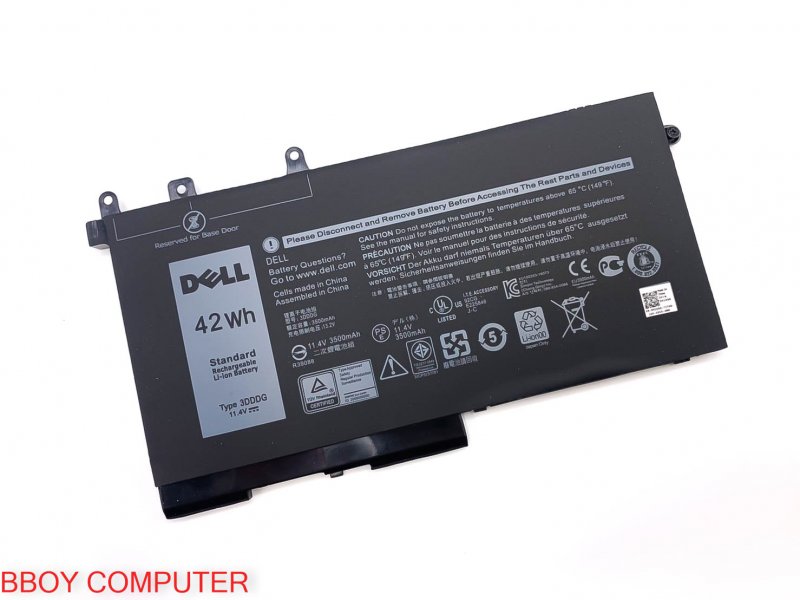 DELL Battery แบตเตอรี่ ของแท้ DELL Latitude type 3DDDG 5580 5480 5280 5290 5590 5490 ใช้กับแบต 42Wh ต้องแกะเทียบกับของร้านก่อนนะครับ ***+++