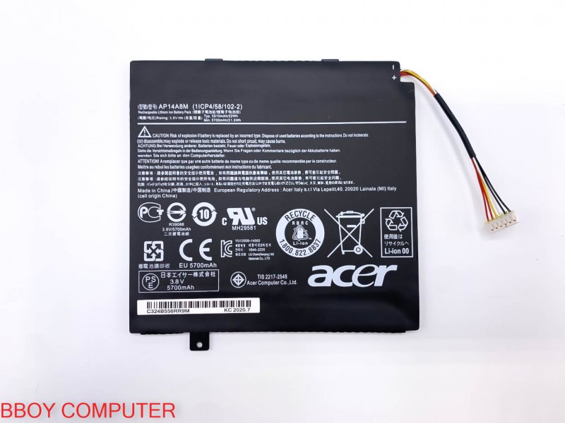 ACER Battery แบตเตอรี่ ของแท้ Acer Aspire Switch 10 SW5-011 SW5-012 AP14A8M