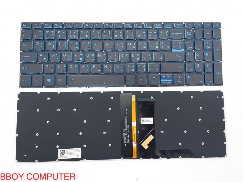 LENOVO Keyboard คีย์บอร์ด Idapad L340-15IRH 320-15ikbไทย อังกฤษ สีนำ้เงิน  มีไฟ Backlite ++