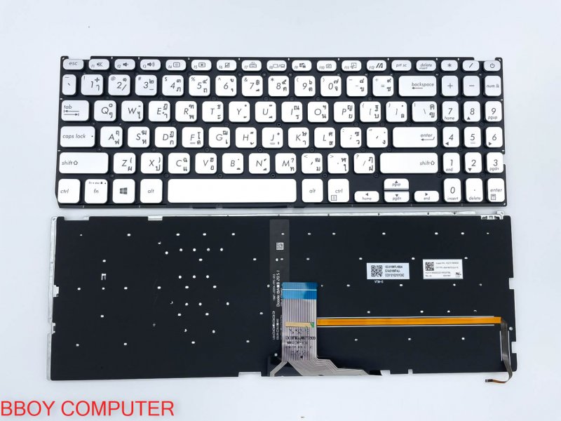 ASUS Keyboard คีย์บอร์ด ASUS Vivobook M509 X509 X509F X509U X509UM X509FA X509MA X509DA ไทย-อังกฤษ มีไฟ Backlite *+