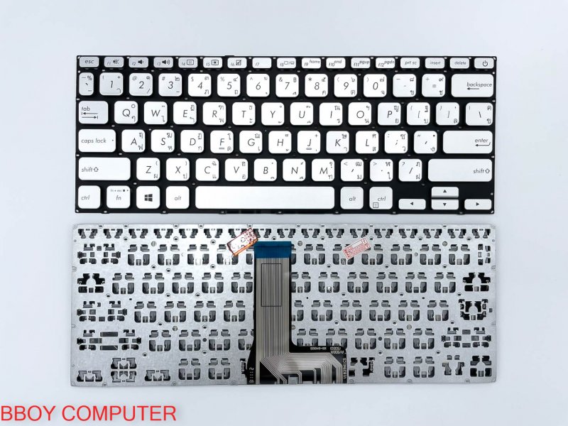 ASUS Keyboard คีย์บอร์ด ASUS X412 X412D X412U ไทย อังกฤษ สีบรอนส์