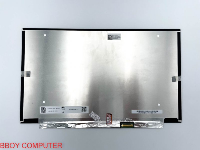 จอโน๊ตบุ๊ค 13.3 LED Slim 30 Pin แพรขวา ขอบบาง ไม่มีหูยึด FHD IPS part N133HCE-EN2 Rev.C1 Lenovo 320S-13ikb 710S-13ikb s340-13iml ขอบแผงล่างยาว 25 CM 