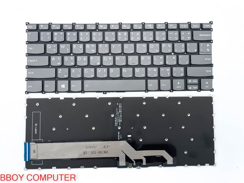 LENOVO Keyboard คีย์บอร์ด LENOVO IDEAPAD S540-14IML S540-14 s540-13iwl มีไฟ backlite ไทย-อังกฤษ *+