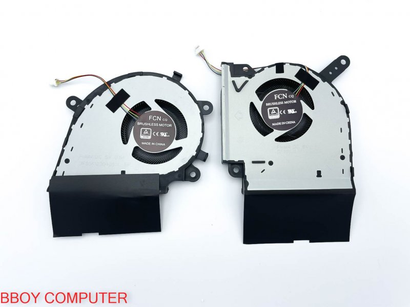 ASUS CPU FAN พัดลมโน๊ตบุ๊ค rog Strix G531GU G731G กำลังไฟ 5V สายเสียบ 4 พิน Gpu + CPU ขายเป็นคู่ ( G531G  ใช้กับรุ่นนี้ไม่ได้นะครับ)