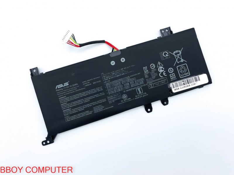 ASUS Battery แบตเตอรี่ VivoBook ASUS X509 X409 X409FJ X545 M509 x509f  X515JA C21N1818-2 รุ่นนี้มี3 แบบ แกะเทียบตัวยึดน๊อตก่อนนะครับ *+