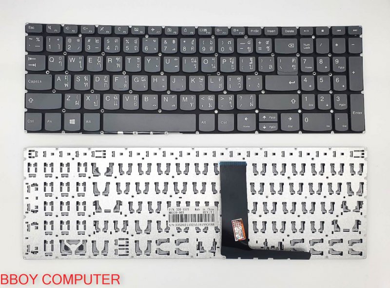 LENOVO Keyboard คีย์บอร์ด Ideapad s340-15iil s340-15iwl 720s-15ikb S340-15IIL s340-15api  330S-15 330S-15IKB 330S-15ARR 330S-15AS / 300-15AST V330-15 V330-15IKB ideapad 3-15IIL05 V330-15ISK Ideapad 3 15IIL05 15ARE05 15ada05 15igl05  แบบมีไฟ backlite  *+