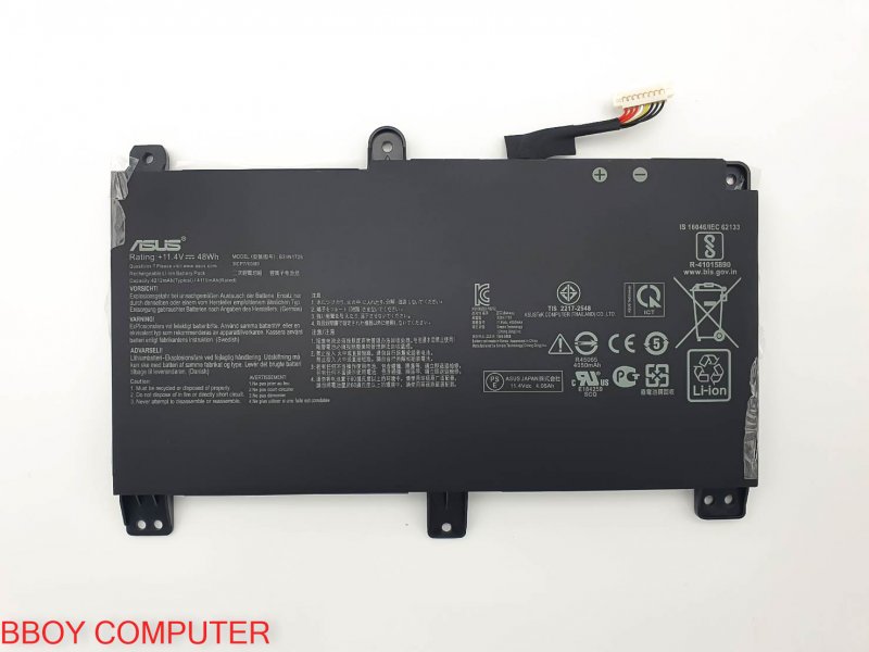 ASUS Battery แบตเตอรี่ ของแท้ ASUS B31N1726  GL542LI TUF505DY TUF505GD TUF554GM TUF565GE  FX504GM FX504GD (รุ่นน้มี 2แบบ ต้องแกะเทียบก่อนนะครับ ) *+