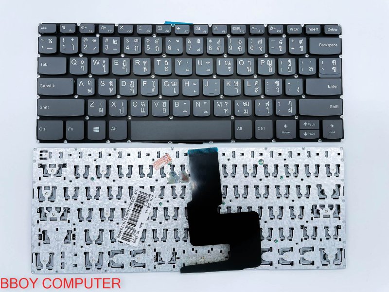 LENOVO Keyboard คีย์บอร์ด LENOVO Yoga520-14ikb 720-15IKB Ideapad S340-141WL 720-15IKB IdeaPad3 14iil05 14itl05 14ADA05 14ARE05 14IML05 330S-14 330S-14IKB 330S-14AST S340-14IWL v330-14 v330-14arr v330-14ikb  ไม่มีไฟ backlite ไทย อังกฤษ *+