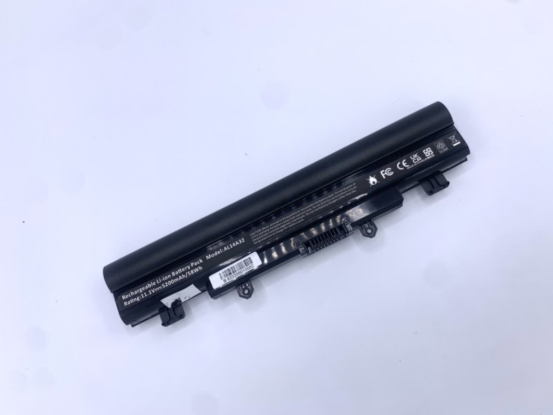 ACER Battery แบตเตอรี่ ACER ASPIRE E5-411 E5-421 E5-421G E5-471 E5-471G E5-551 E5-571 TravelMate P246 P256 P276 Model AL14A32 แบบก้นเรียบ *+