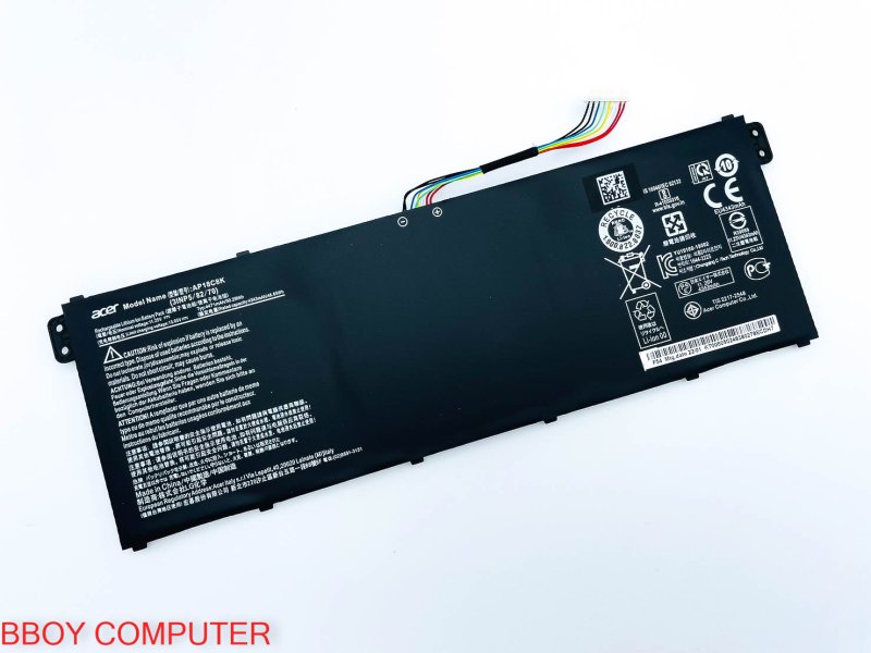 ACER Battery แบตเตอรี่ ของแท้ ACER  ASPIRE5 AP18C8K  AP18C4K sf314-57  A514-53  A514-54 a515-54g A515-56G a515-44 a515-45 ( tmp214-53-764d p215-53 ต้องแกะดูเลข part เดิมก่อนสั่งซื้อ)  ++