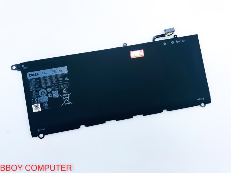  DELL Battery แบตเตอรี่ DELL pw23y xps 13 9360 13-9360-D1605G PW23Y แกะดูเลข TYPE ที่แบตเดิมเทียบดูก่อนสั่งซื้อ  *+
