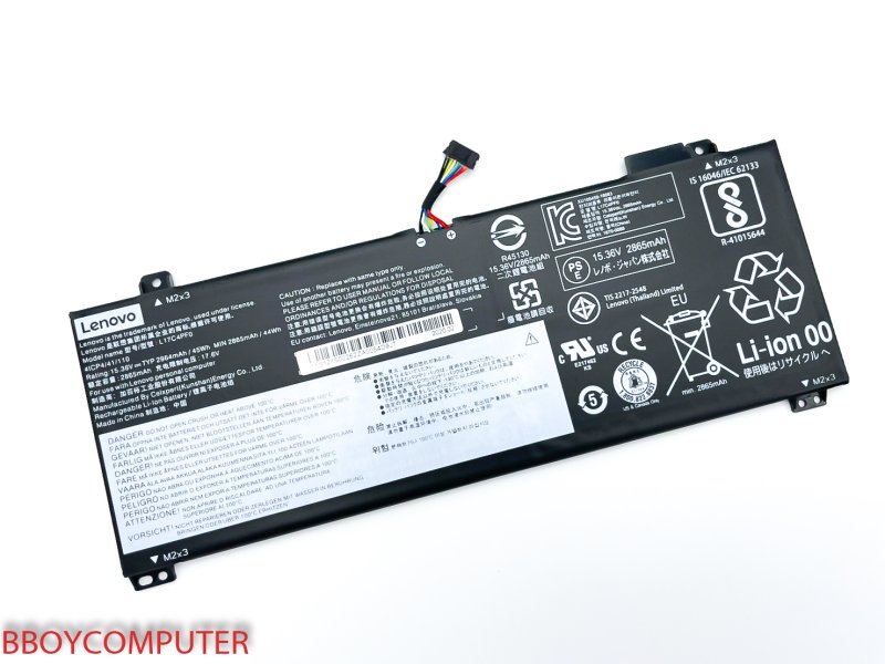 LENOVO Battery แบตเตอรี่แท้ LENOVO IDEAPAD L17C4PF0 L17M4PF0 S530 S530-13IML S530-13IWL **  สายแบตยาว 2.2cm  ต้องแกะเทียบก่อนสั่งซื้อนะครับ