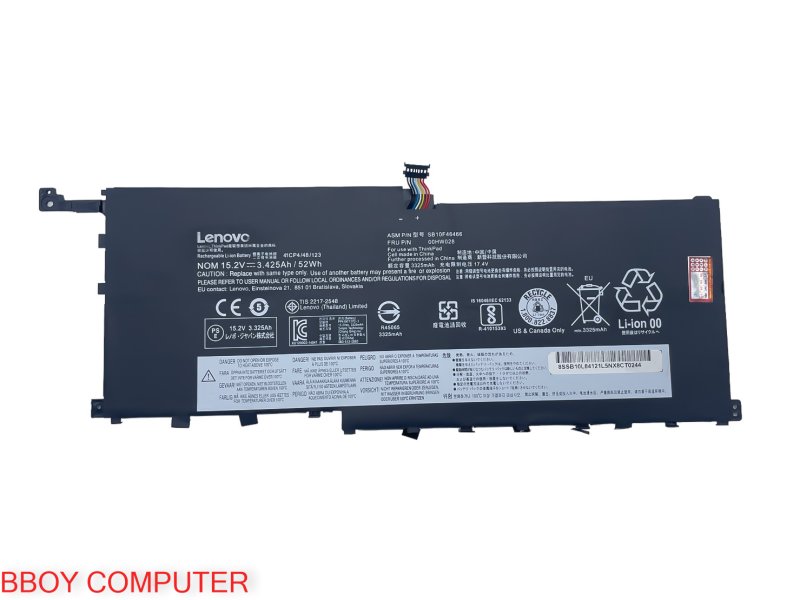 LENOVO Battery แบตเตอรี่ ของแท้ ThinkPad X1 CARBON 4TH ThinkPad X1 CARBON  ThinkPad X1 YOGA (20FQ-000QUS) 01av439 01AV458 SB10K97567 *+