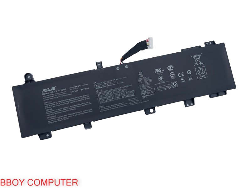 ASUS Battery แบตเตอรี่ Asus TUF Gaming c41n1906 FA506 FX506 FA506IV FA706 FA706IU FA706IV  4ICP5/63/133 Type B หัวเสียบ สายยาว รุ่นนี้มี 2 แบบ ต้องแกะดูสายไฟส่วนหัวเสียบก่อนสั่งซื้อ