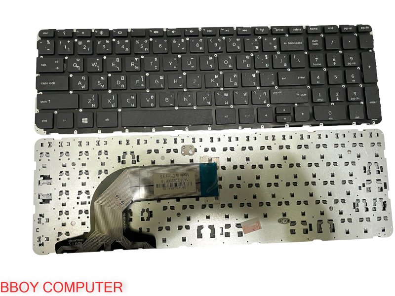 HP Keyboard  คีย์บอร์ด HP  Pavilion 15-D (ไทย-อังกฤษ) ไม่มีเฟรม 