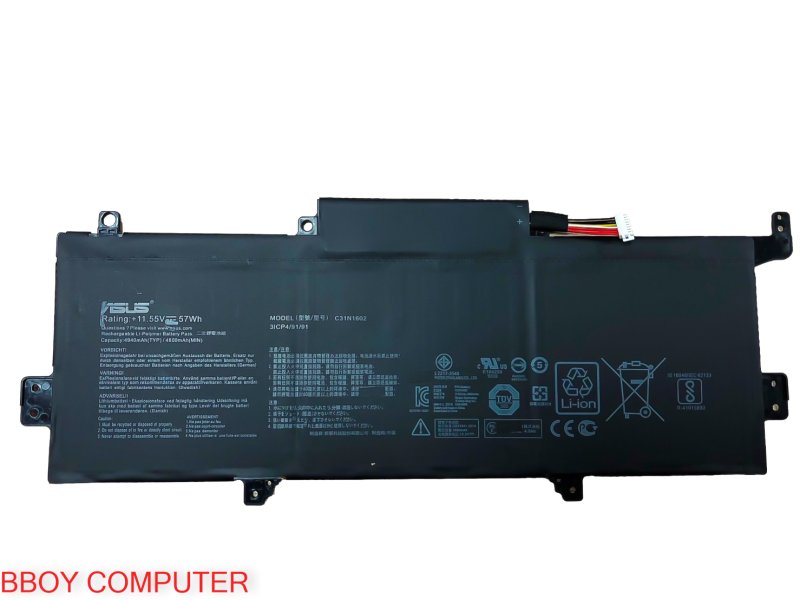 ASUS Battery แบตเตอรี่  C31N1602 Asus ZenBook U3000U UX330 UX330U UX330UA UX330UAK UX330UA-AH54 UX330UA-AH55 UX330UA-AH5Q UX330UA-FB018R ***+++