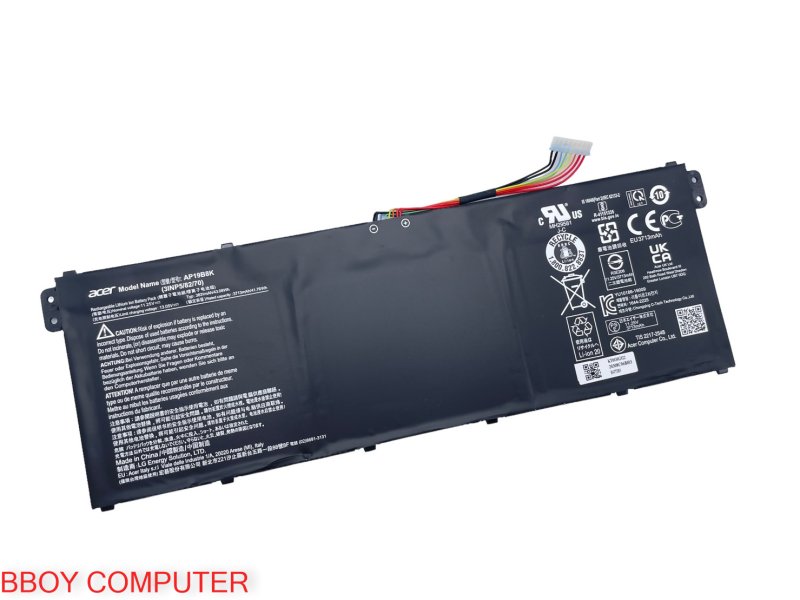ACER Battery แบตเตอรี่โน๊ตบุ๊คแท้ Acer AP19B8K ACER ASPIRE 3 A314-22 A315-56 A315-57 A315-58 ap19b8k AP19B5K ต้องแกะดูเลข Part บนแบตเดิมก่อนสั่งซื้อ ***+++