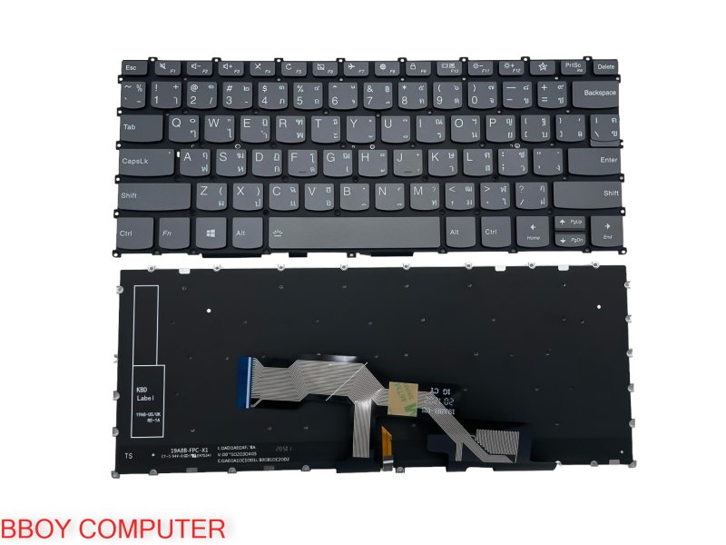 LENOVO Keyboard คีย์บอร์ด LENOVO IDEAPAD S540-13ITL S540-13iml S540-13api S540-13are  มีไฟ Backlite TH-EN