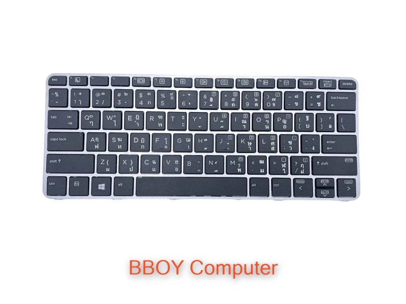 HP KEYBOARD คีย์บอร์ด HP ELITEBOOK 820 G3 820 G4 725 G3 725 G4 ไทย-อังกฤษ 