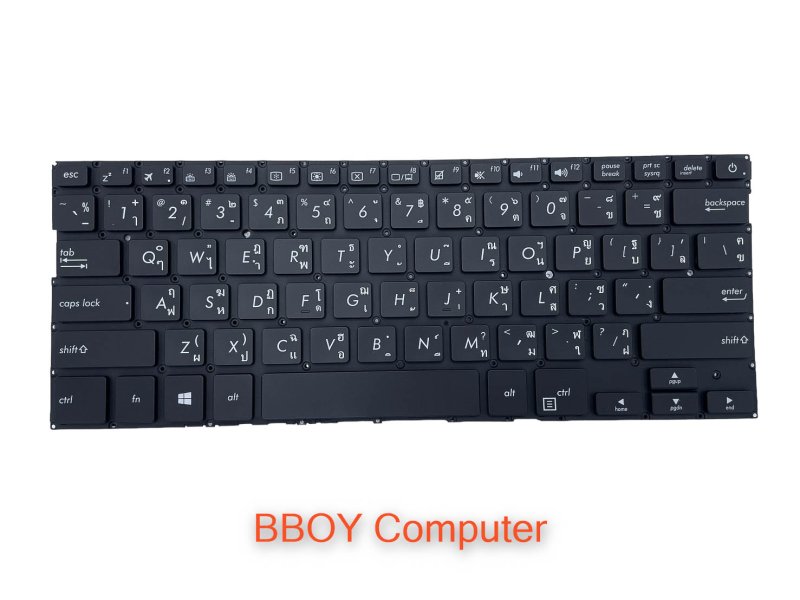 ASUS Keyboard คีย์บอร์ด ASUS Ux331 UX331U UX331F UX331FA UX331FN UX331FAL UX331UA UX331UAL UX331UN TH-EN สีดำ มีไฟ backlite *+