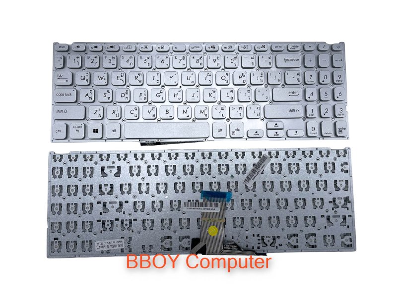 ASUS Keyboard คีย์บอร์ด ASUS ASUS X509 X515 X515DA X515EA X515J X515JA X515UA X515MA สีบรอน์เงิน TH-EN