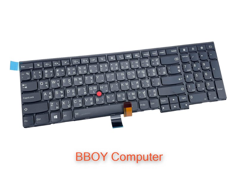 LENOVO Keyboard คีย์บอร์ด LENOVO ThinkPad T540p W540 W541 T550 T560 P50s L540 L560 L570  ไทย-อังกฤษ มีไฟ Backlite ประกัน 3 เดือน