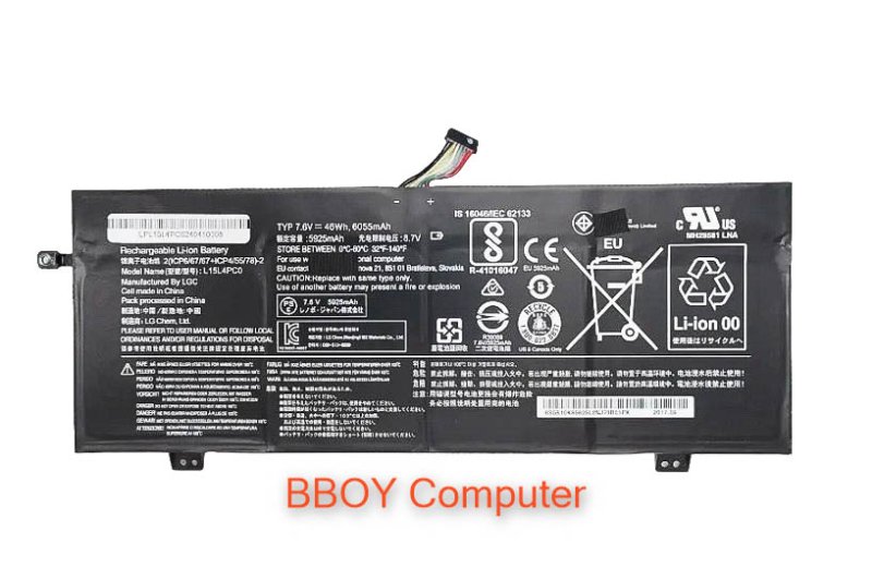 LENOVO Battery แบตเตอรี่ ของแท้ Lenovo IdeaPad 710S 710S-13ISK 710S-13IKB V730-13 L15L4PC0  L15M4PC0  L15S4PC0 L15M6PC0 ***+++
