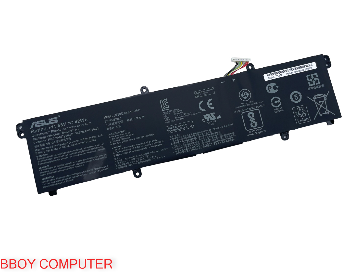 Hochwertiger Laptop-Akku B31N1911 C31N1911 Für ASUS V4050F V4050E V4050J V4050I