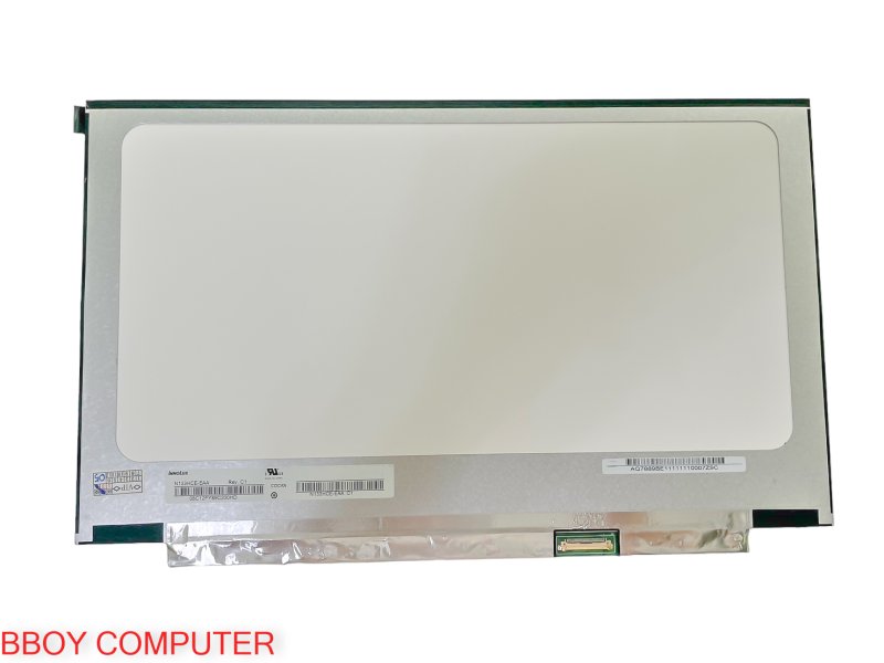 จอโน๊ตบุ๊ค 13.3 LED Slim 30 Pin แพรขวา ขอบบาง ไม่มีหูยึด FHD IPS part N133HCE-EAA Rev.C1 Lenovo 320S-13ikb 710S-13ikb s340-13iml ขอบแผงล่างไฮโวล์ ยาว 22.5 - 23 CM  **++