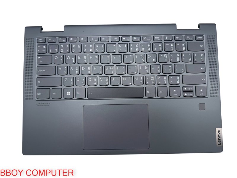 LENOVO Keyboard คีย์บอร์ดพร้อม Body Cover C LENOVO Yoga 7I (14 intel ) 2 in 1  yoga 7-14ITL5 Laptop (ideapad) - Type 82BH ต้องแกะเทียบตำหน่งน๊อต ก่อนสั่งซื้อ